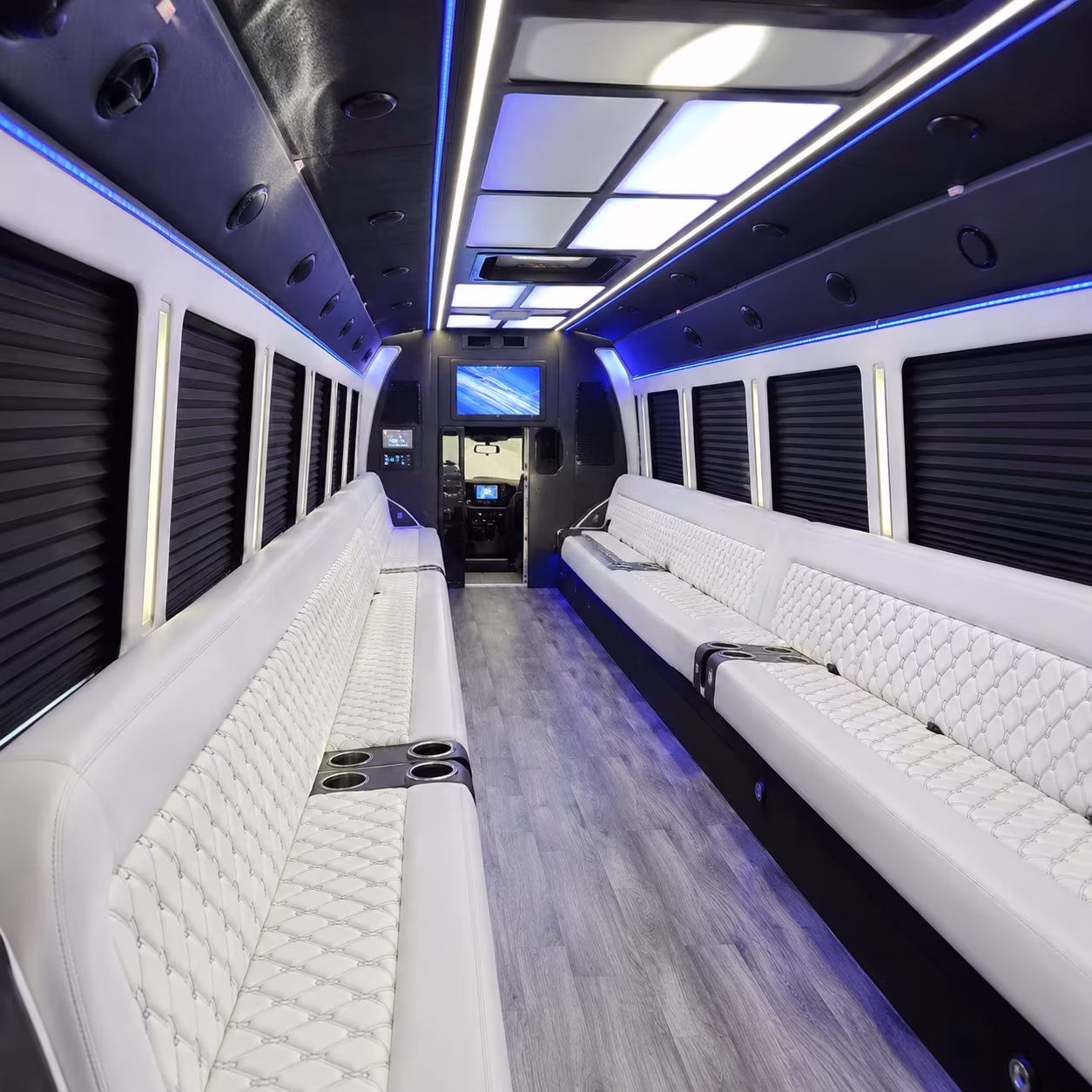 greensboro party bus rentals inside